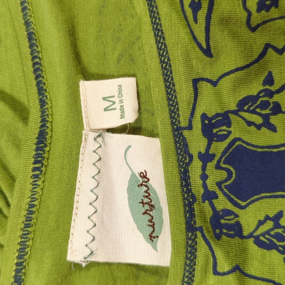 Nurture M 3/4 sleeve top Boho EUC - Picture 3 of 3